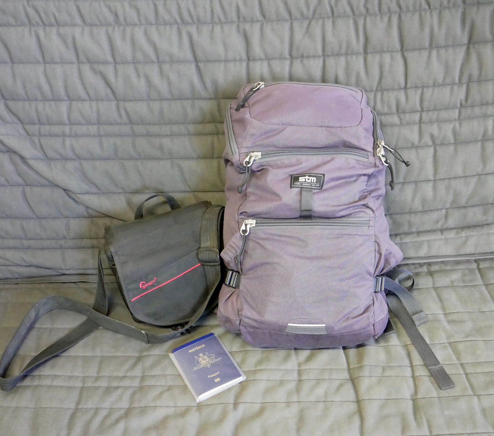 Backpack and camera bag