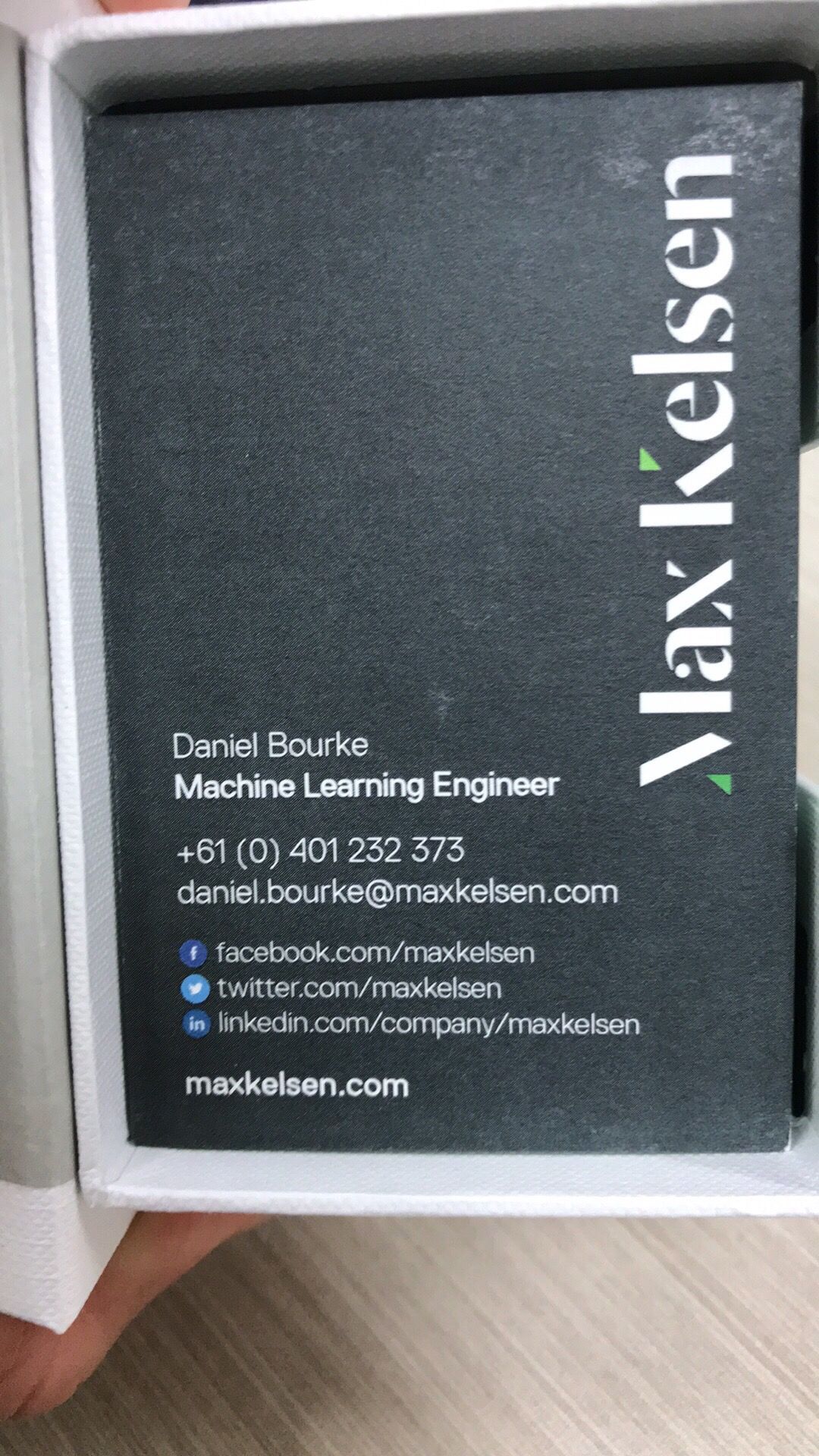 machine learning engineer business cards