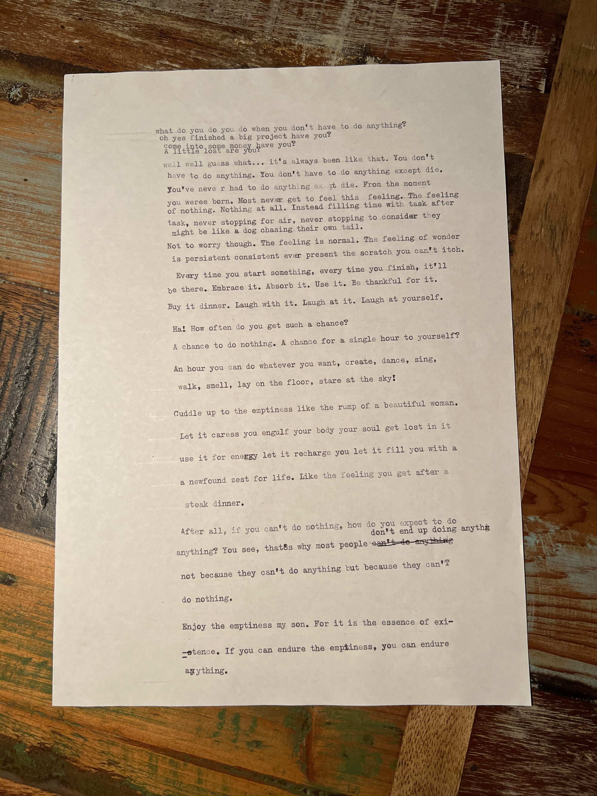 the post below in typewriter form