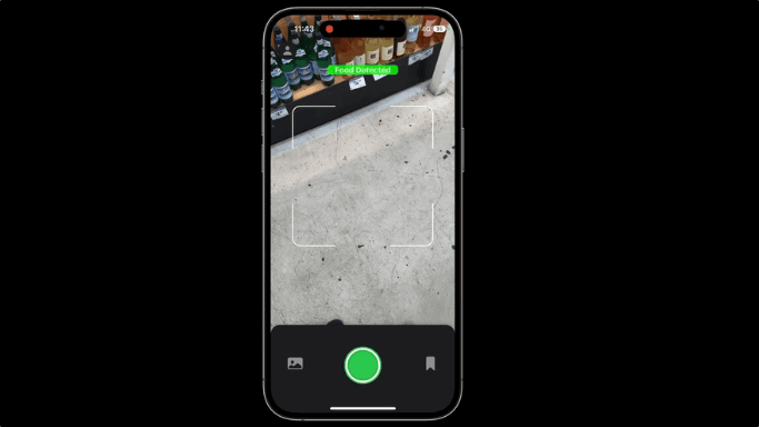testing Nutrify's iOS app in a local supermarket