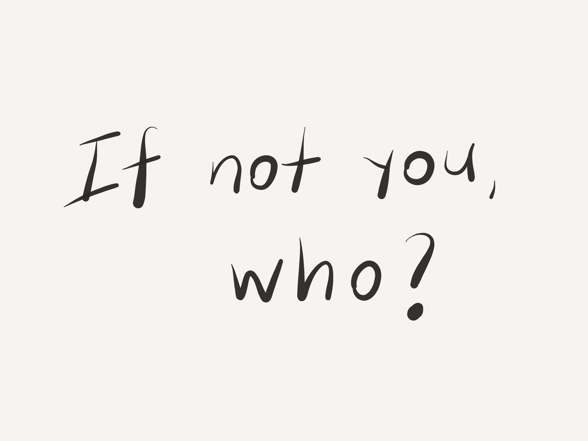 Who’s going to take responsibility?